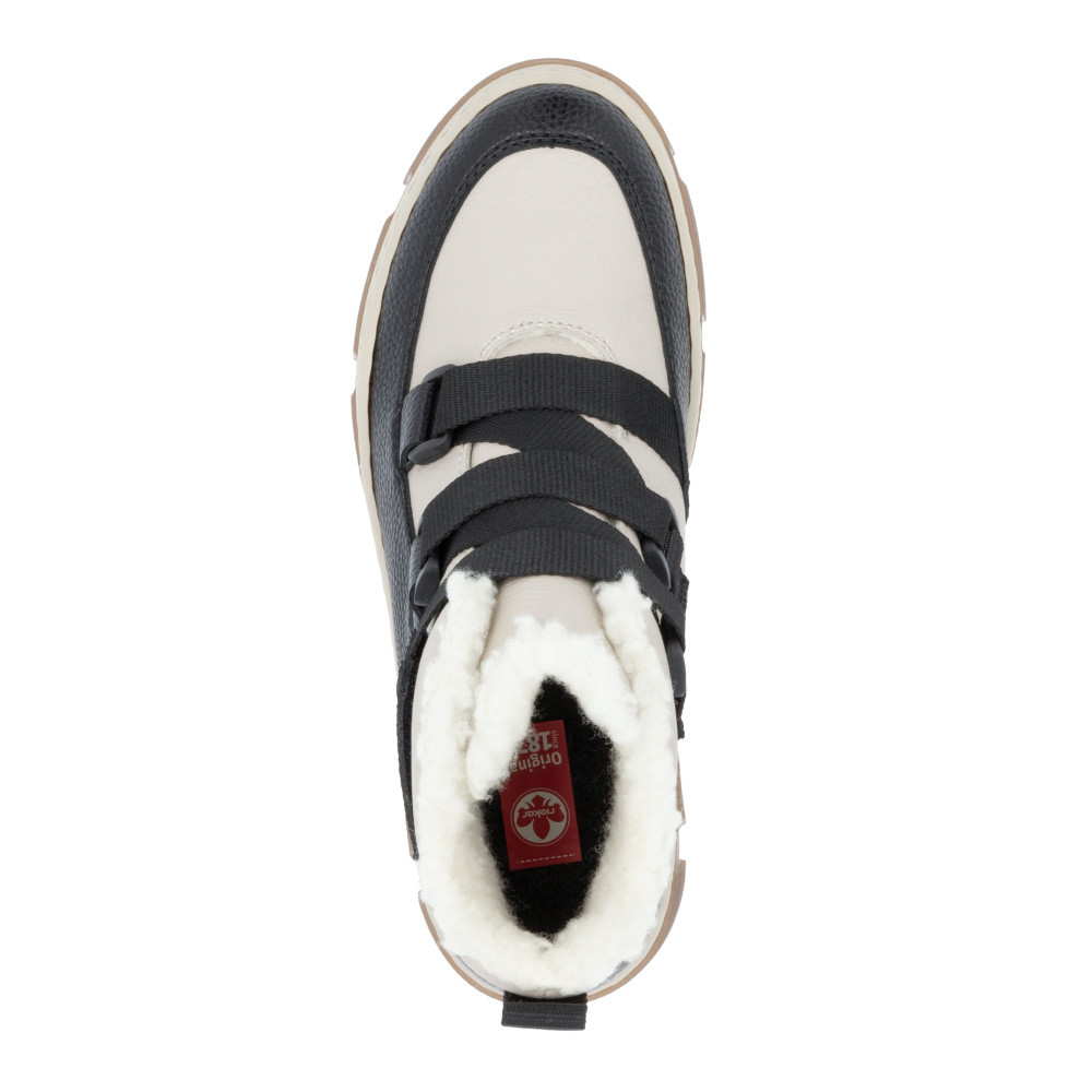 detail Dámská kotníková obuv RIEKER X8639-00 černá W4