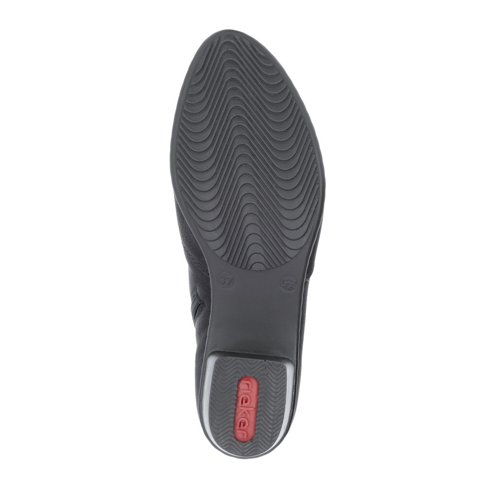 detail Dámská kotníková obuv RIEKER Y0762-00 černá W5