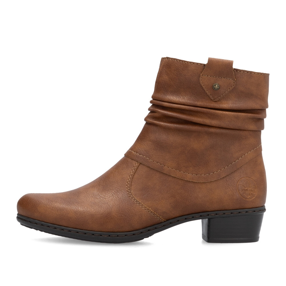 detail Dámská kotníková obuv RIEKER Y0771-24 hnědá W4