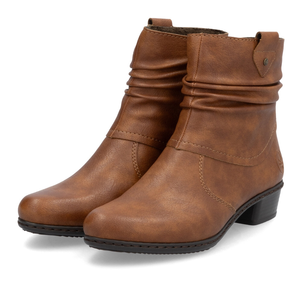 detail Dámská kotníková obuv RIEKER Y0771-24 hnědá W4