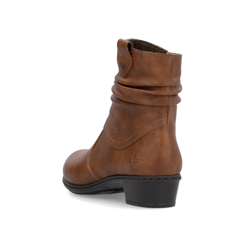 detail Dámská kotníková obuv RIEKER Y0771-24 hnědá W4