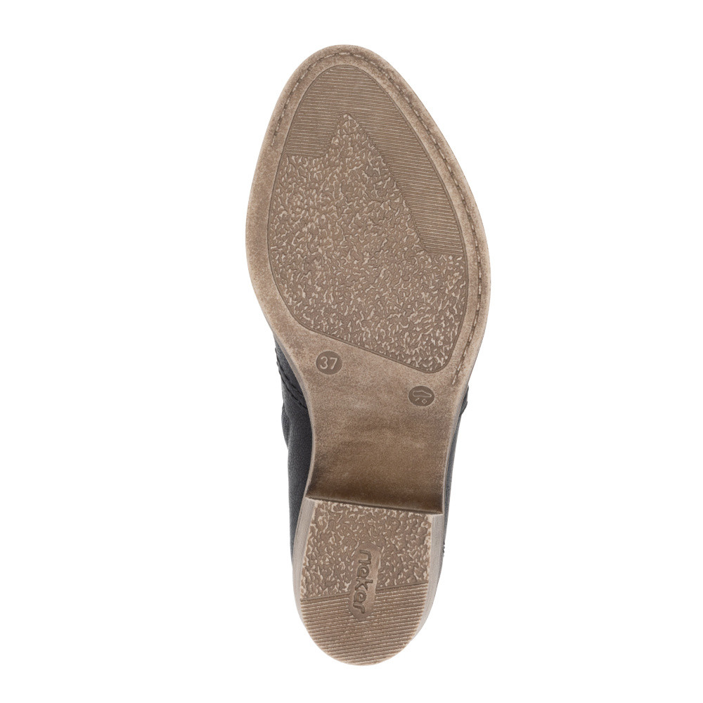 detail Dámská kotníková obuv RIEKER Y1284-00 černá W4