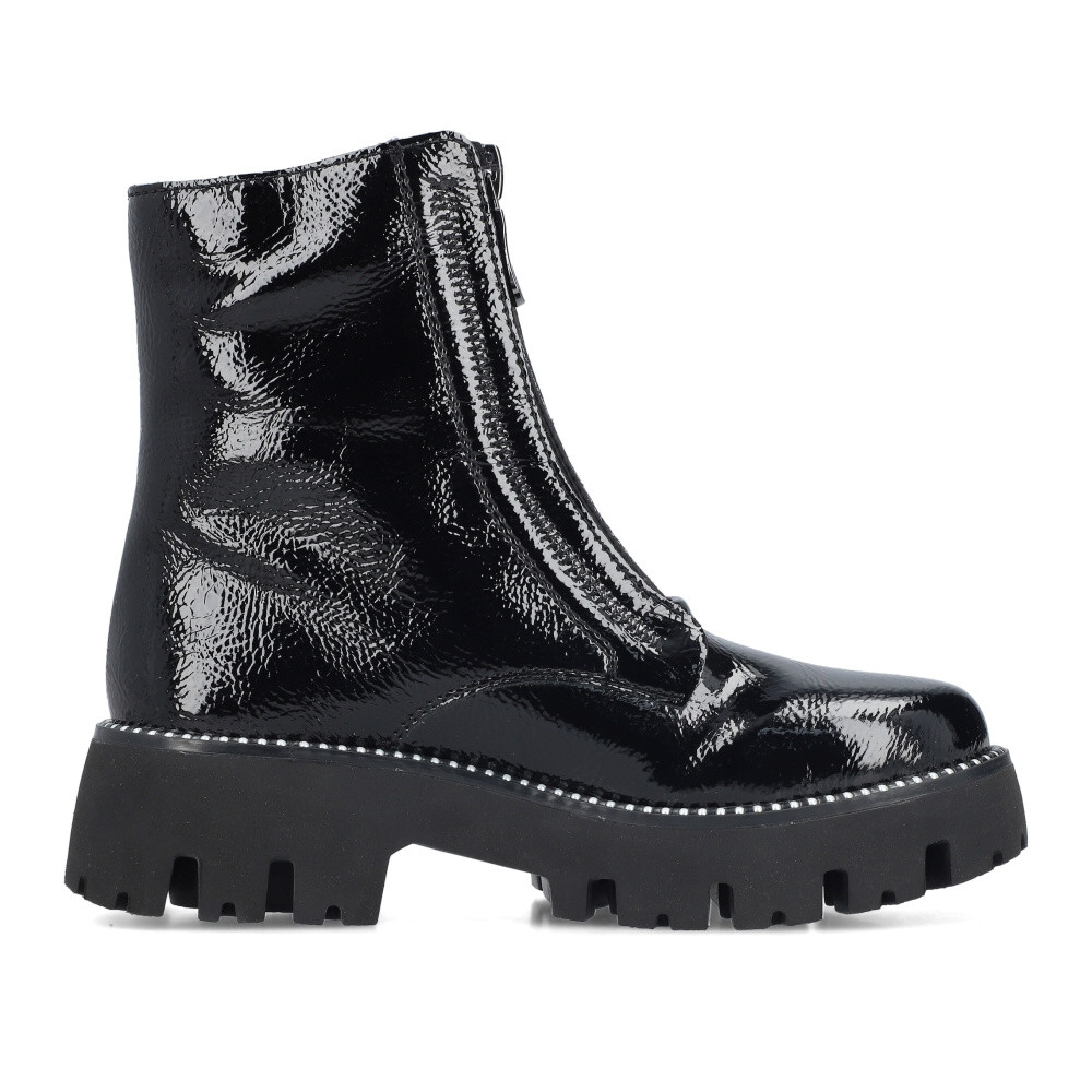 detail Dámská kotníková obuv RIEKER Y3351-00 černá W4