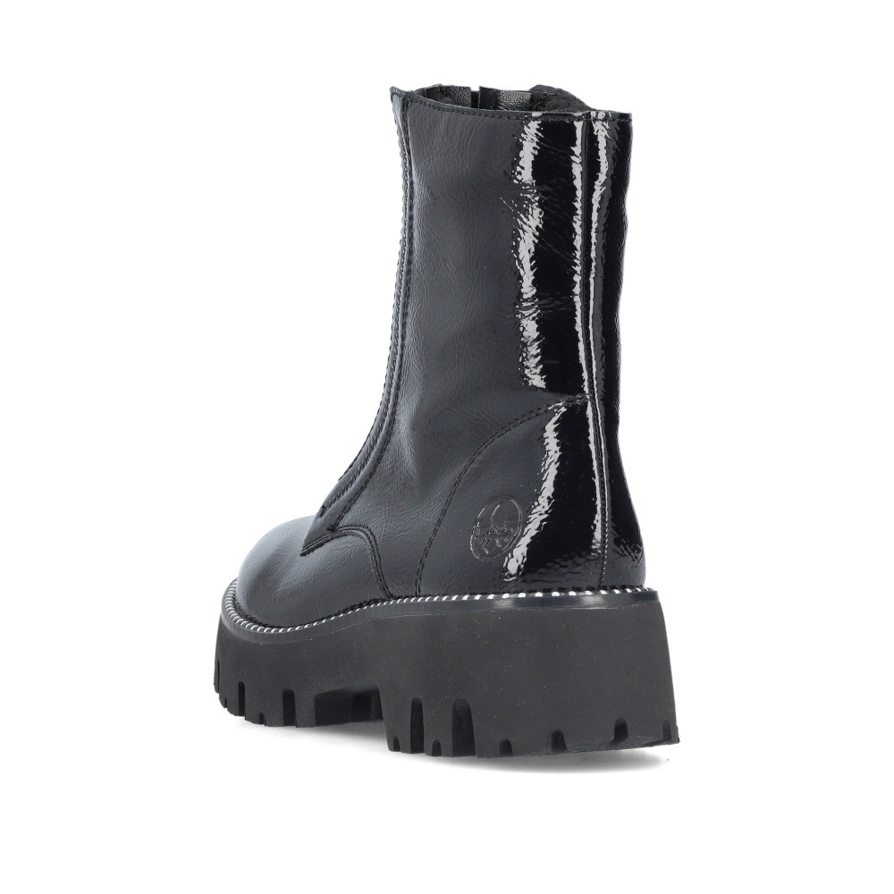 detail Dámská kotníková obuv RIEKER Y3351-00 černá W4