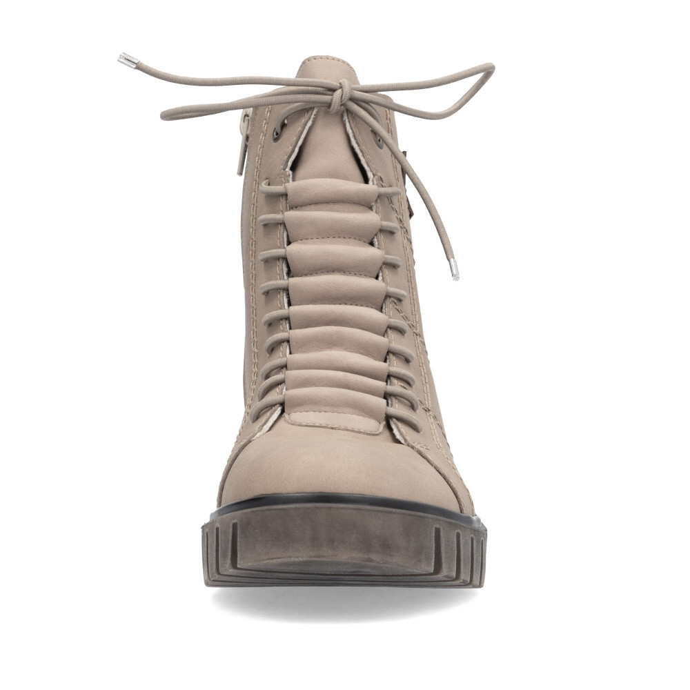 detail Dámská kotníková obuv RIEKER Y3421-20 béžová W4