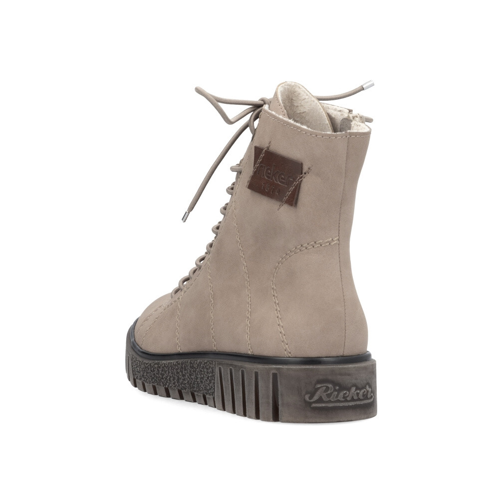 detail Dámská kotníková obuv RIEKER Y3421-20 béžová W4