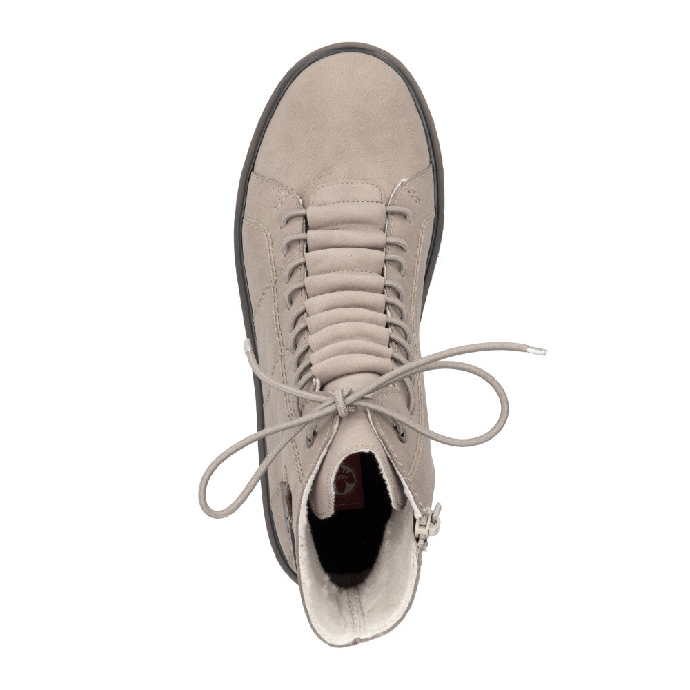 detail Dámská kotníková obuv RIEKER Y3421-20 béžová W4