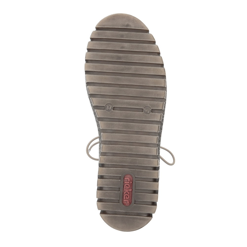 detail Dámská kotníková obuv RIEKER Y3421-20 béžová W4