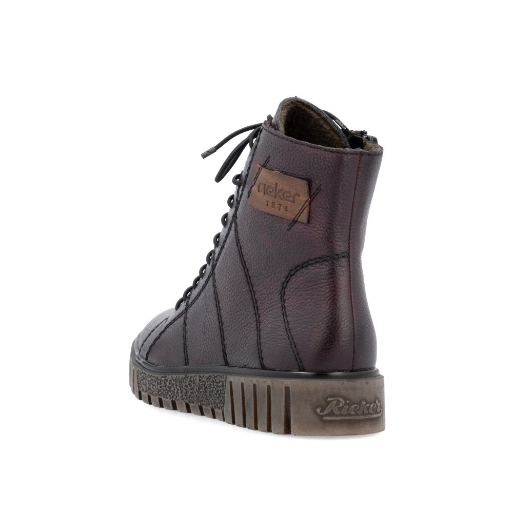 detail Dámská kotníková obuv RIEKER Y3421-35 červená W4