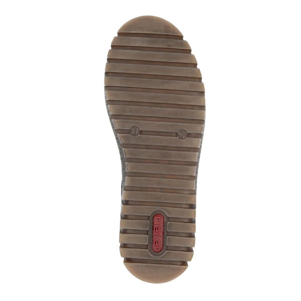 detail Dámská kotníková obuv RIEKER Y3421-35 červená W4