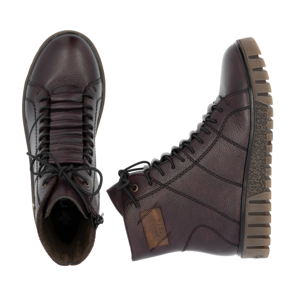 detail Dámská kotníková obuv RIEKER Y3421-35 červená W4