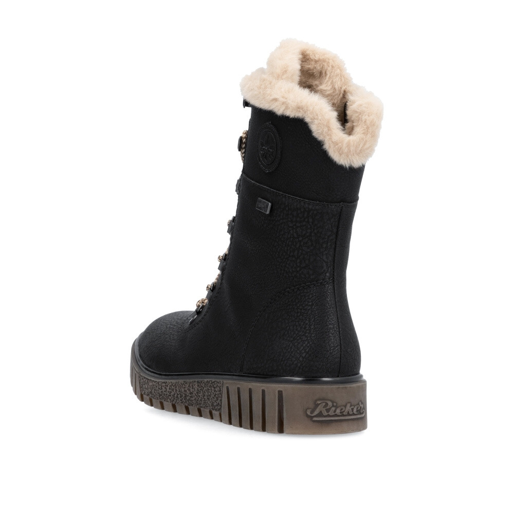detail Dámská kotníková obuv RIEKER Y3424-00 černá W5