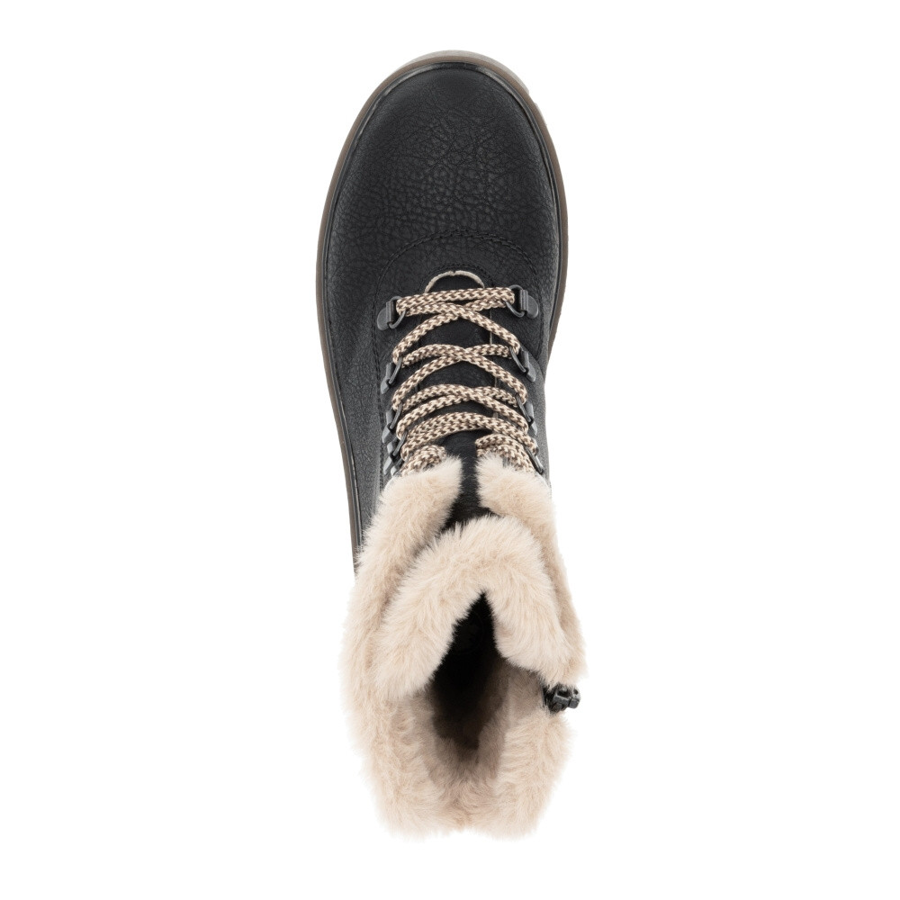 detail Dámská kotníková obuv RIEKER Y3424-00 černá W5