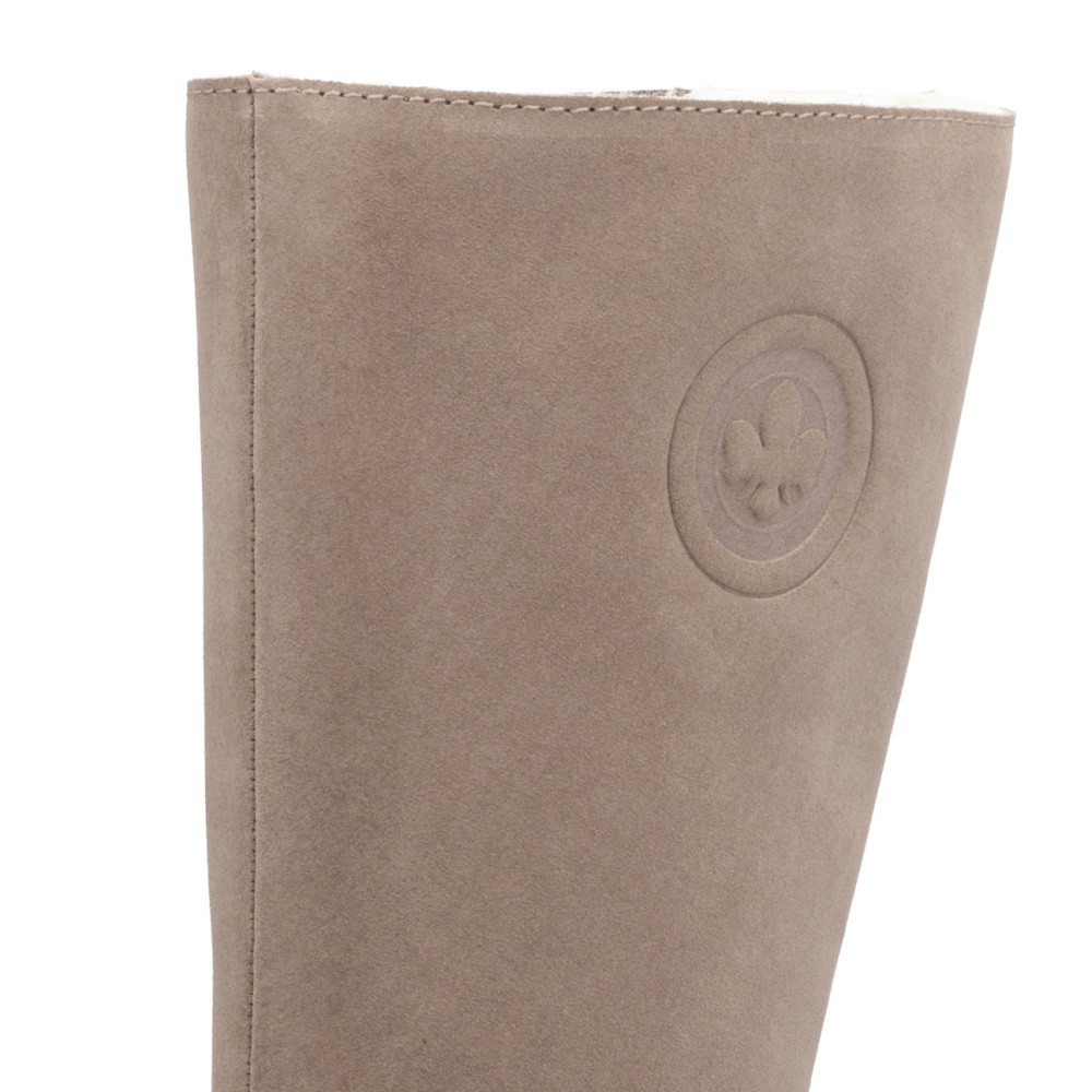 detail Dámské kozačky RIEKER Y3462-64 béžová W4