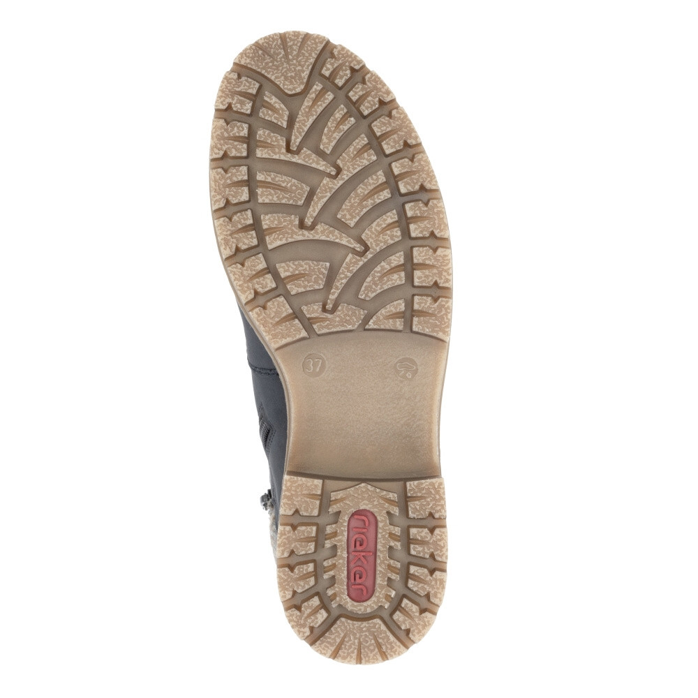 detail Dámská kotníková obuv RIEKER Y9118-14 modrá W5