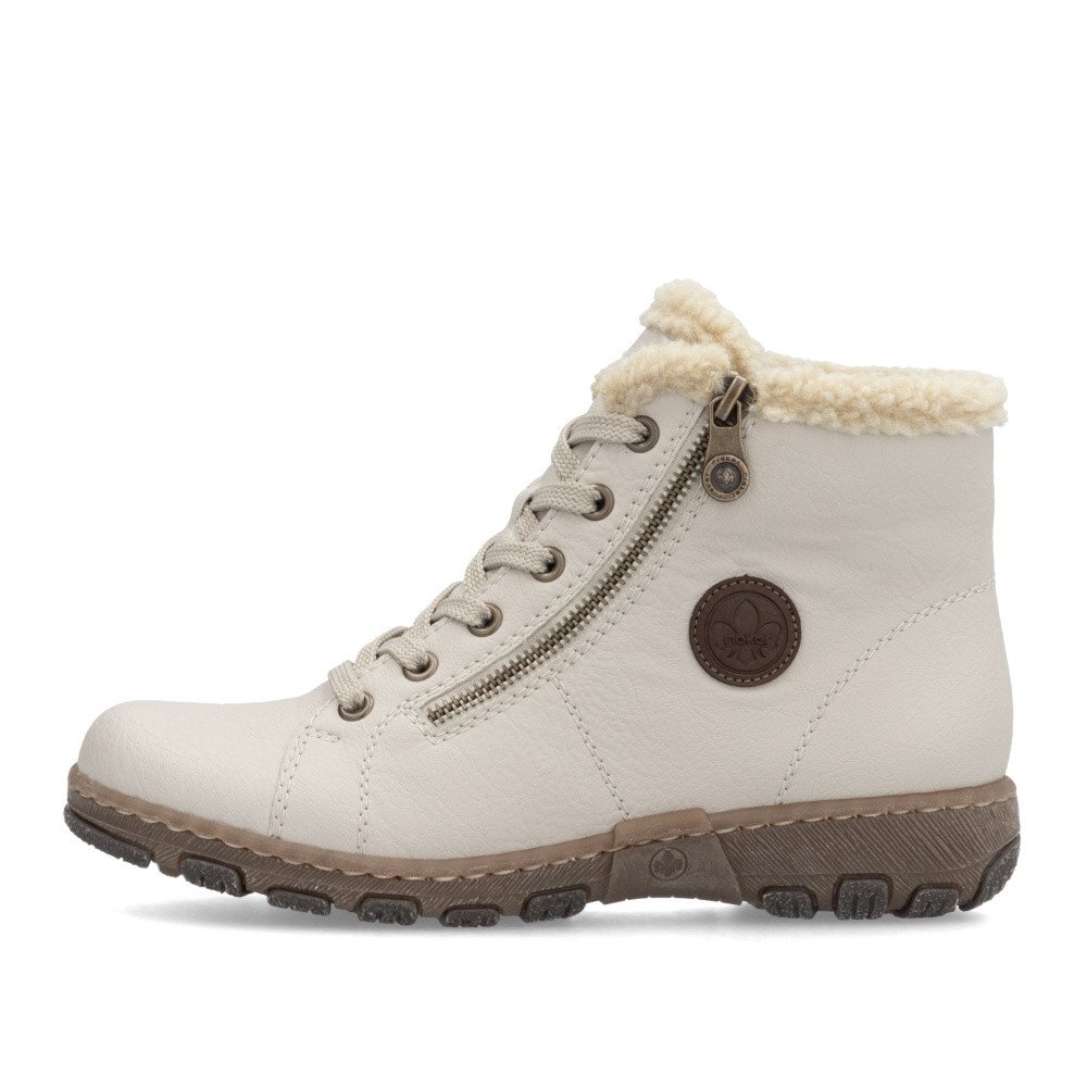 detail Dámská kotníková obuv RIEKER Z0121-60 béžová W5