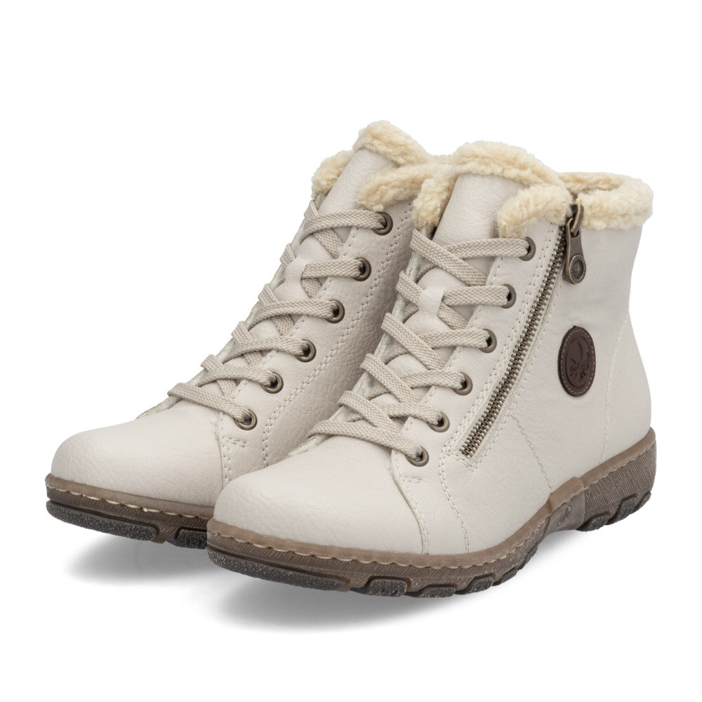 detail Dámská kotníková obuv RIEKER Z0121-60 béžová W5