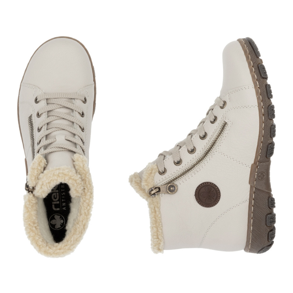 detail Dámská kotníková obuv RIEKER Z0121-60 béžová W5