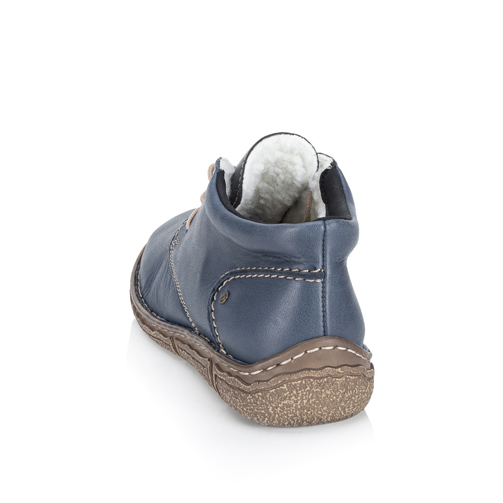 detail Dámská kotníková obuv RIEKER Z3722-14 modrá W4