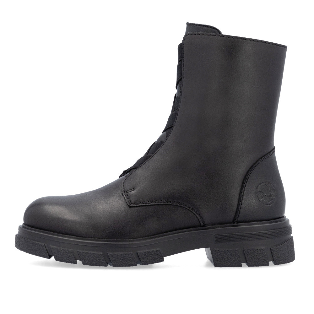 detail Dámska členková obuv RIEKER Z9179-00 čierna W4