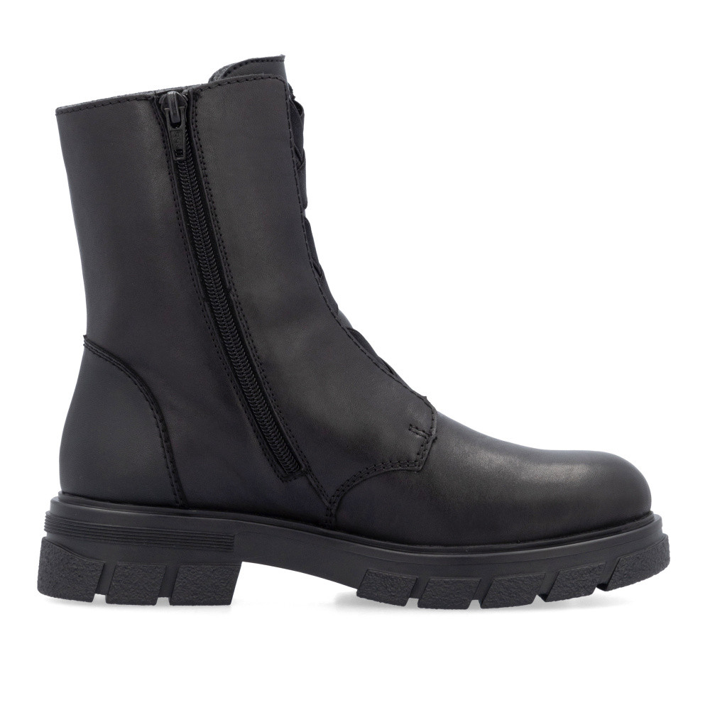 detail Dámska členková obuv RIEKER Z9179-00 čierna W4