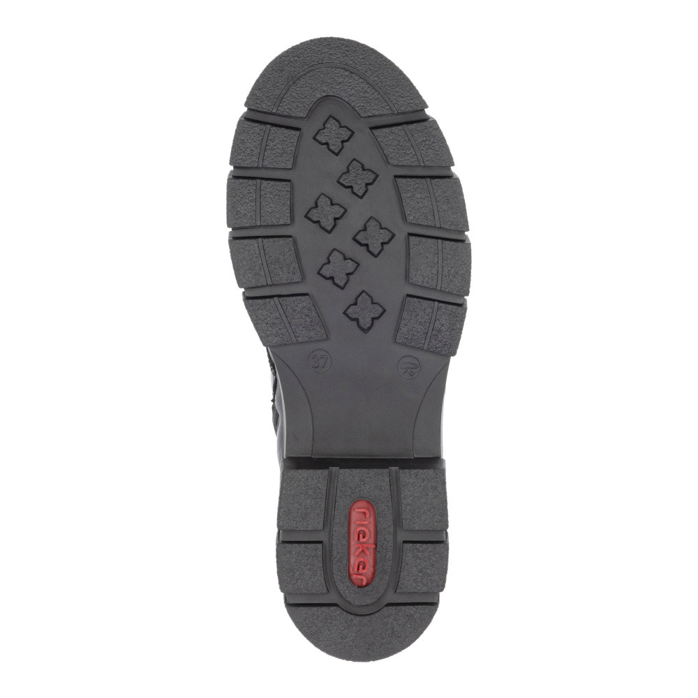 detail Dámska členková obuv RIEKER Z9179-00 čierna W4