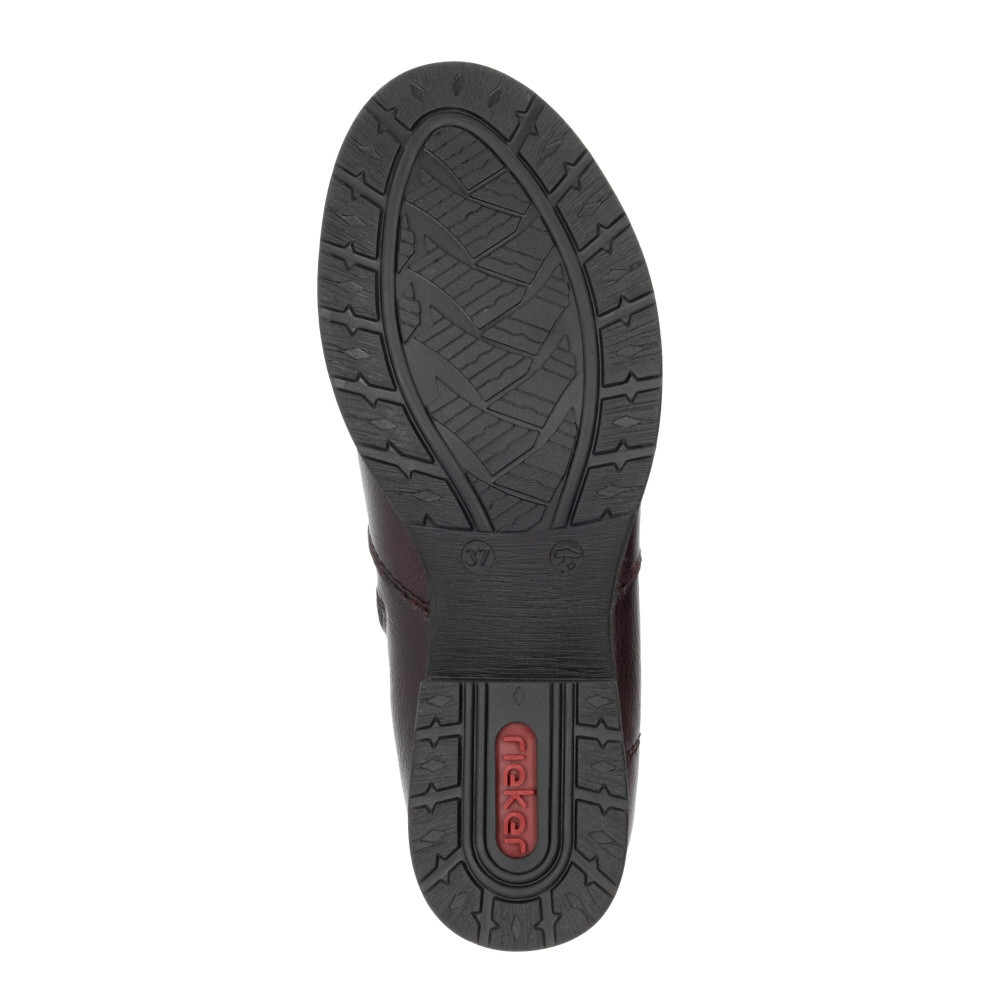 detail Dámská kotníková obuv RIEKER Z9583-35 červená W4