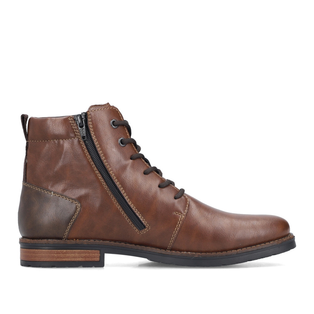 detail Pánská kotníková obuv RIEKER 14640-24 hnědá W5