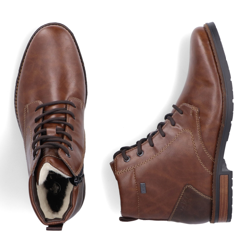 detail Pánská kotníková obuv RIEKER 14640-24 hnědá W5