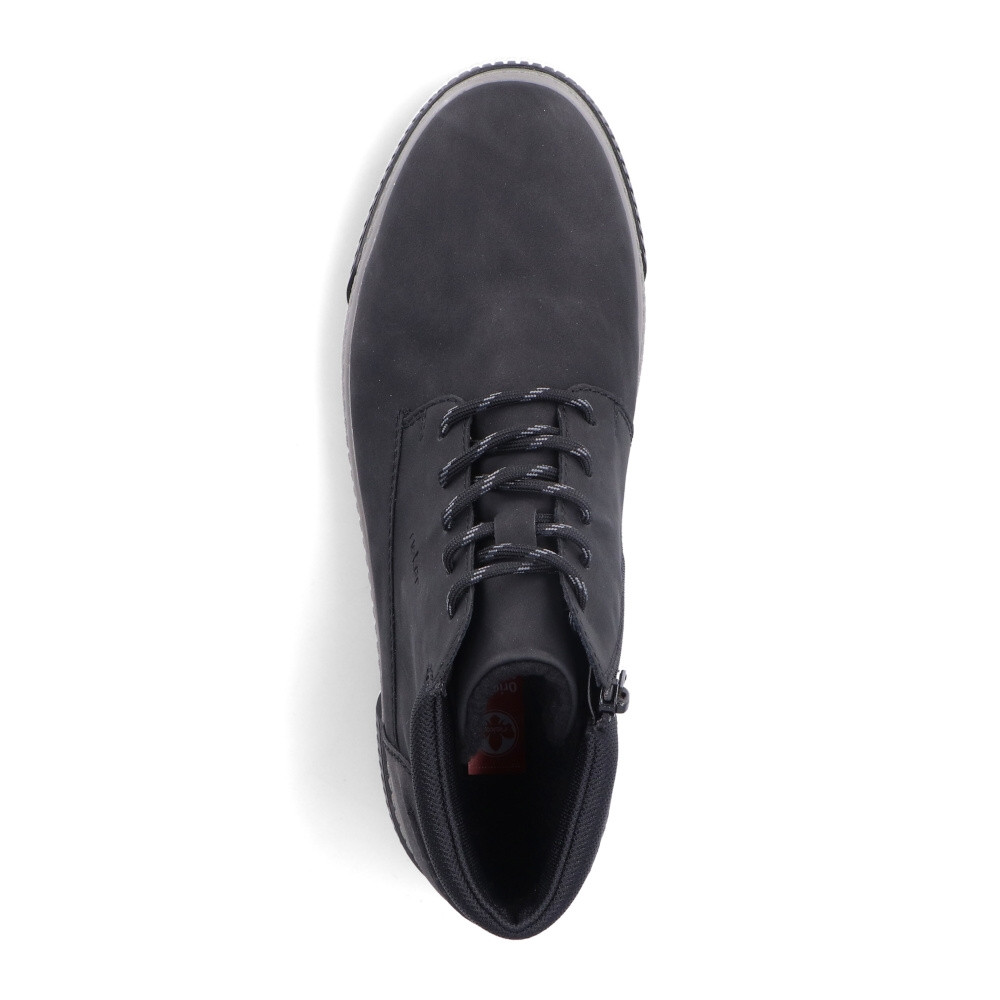 detail Pánská kotníková obuv RIEKER 18918-00 černá W4
