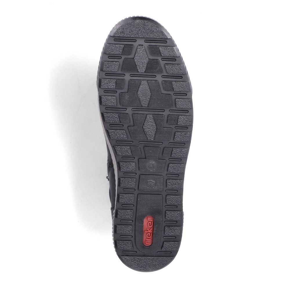 detail Pánská kotníková obuv RIEKER 18918-00 černá W4