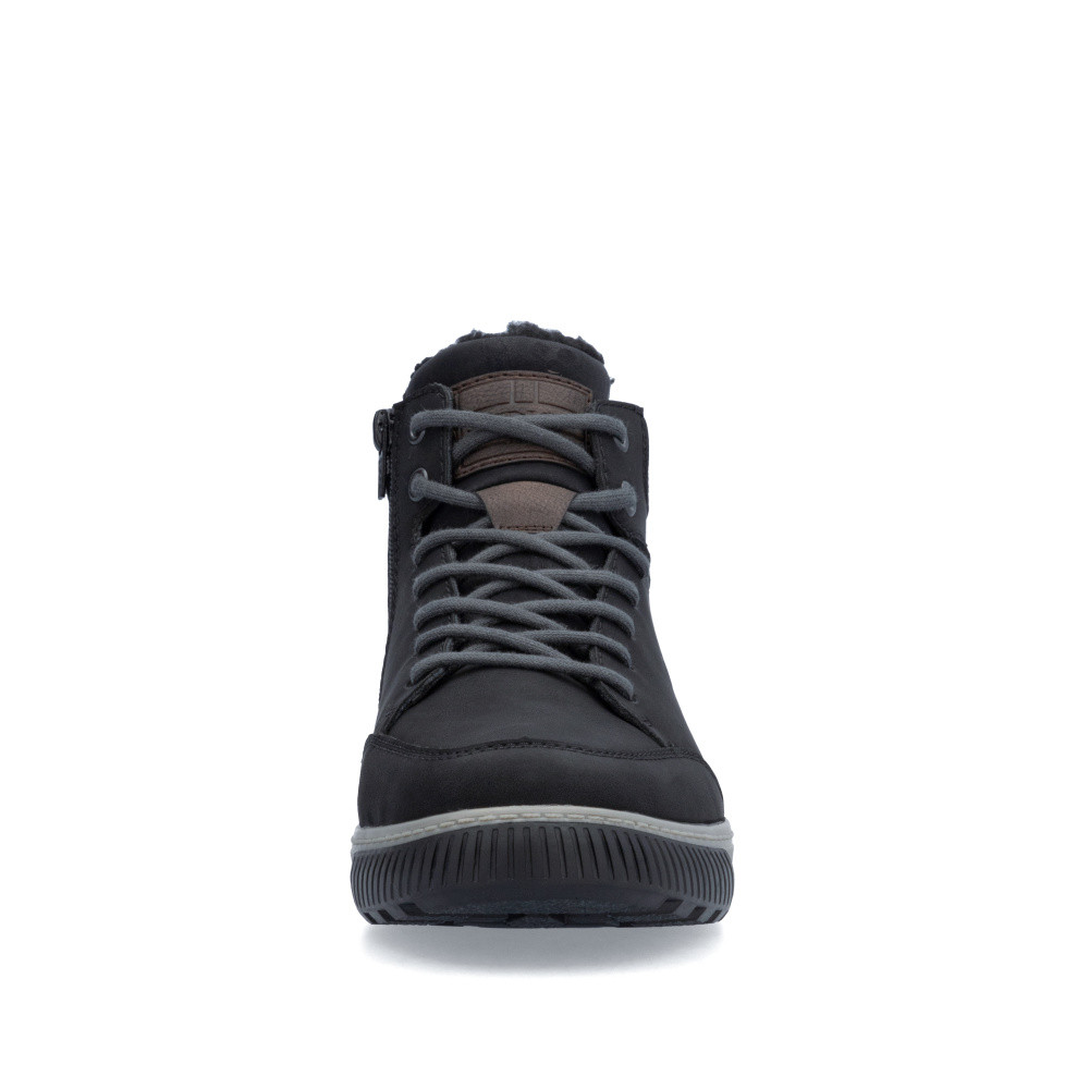 detail Pánská kotníková obuv RIEKER 18930-01 černá W5