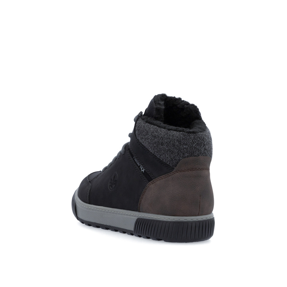 detail Pánská kotníková obuv RIEKER 18930-01 černá W5