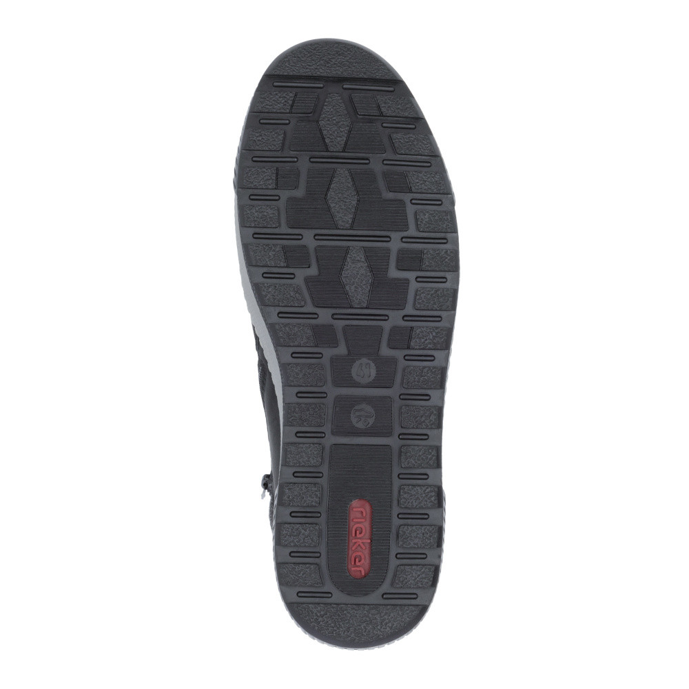 detail Pánská kotníková obuv RIEKER 18930-01 černá W5