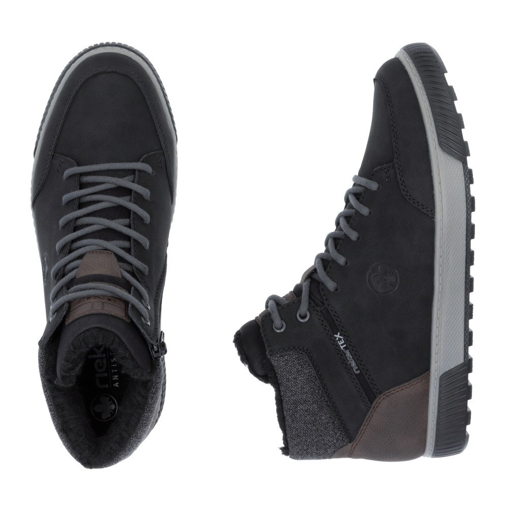 detail Pánská kotníková obuv RIEKER 18930-01 černá W5