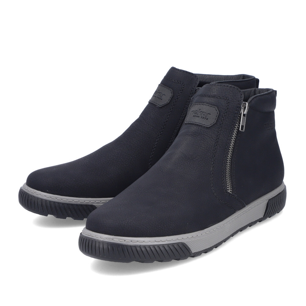 detail Pánská kotníková obuv RIEKER 18981-00 černá W4