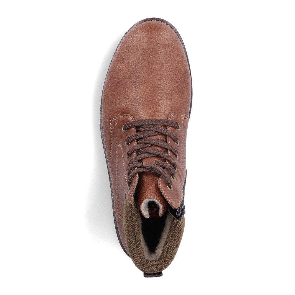 detail Pánská kotníková obuv RIEKER 30040-24 hnědá W4