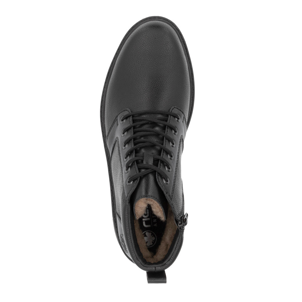 detail Pánská kotníková obuv RIEKER 30103-00 černá W4