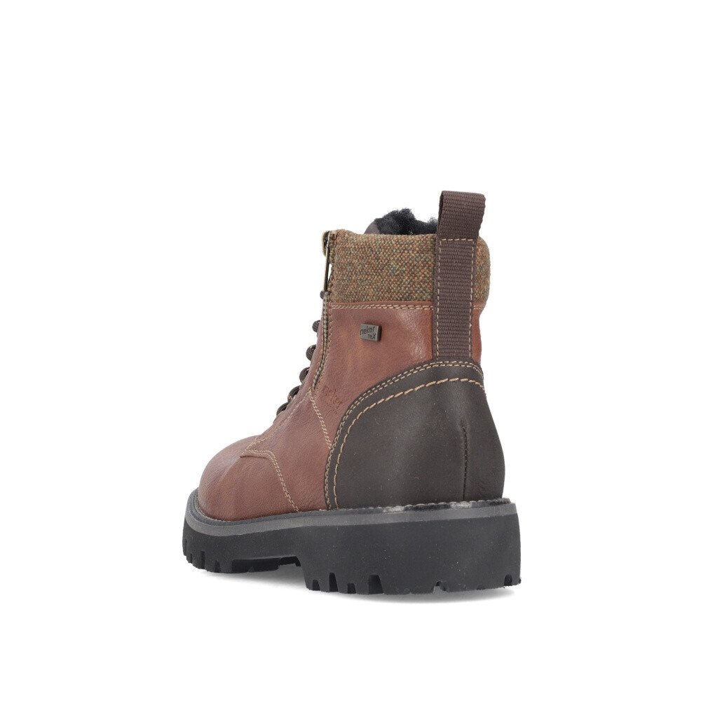 detail Pánská kotníková obuv RIEKER 30410-24 hnědá W4
