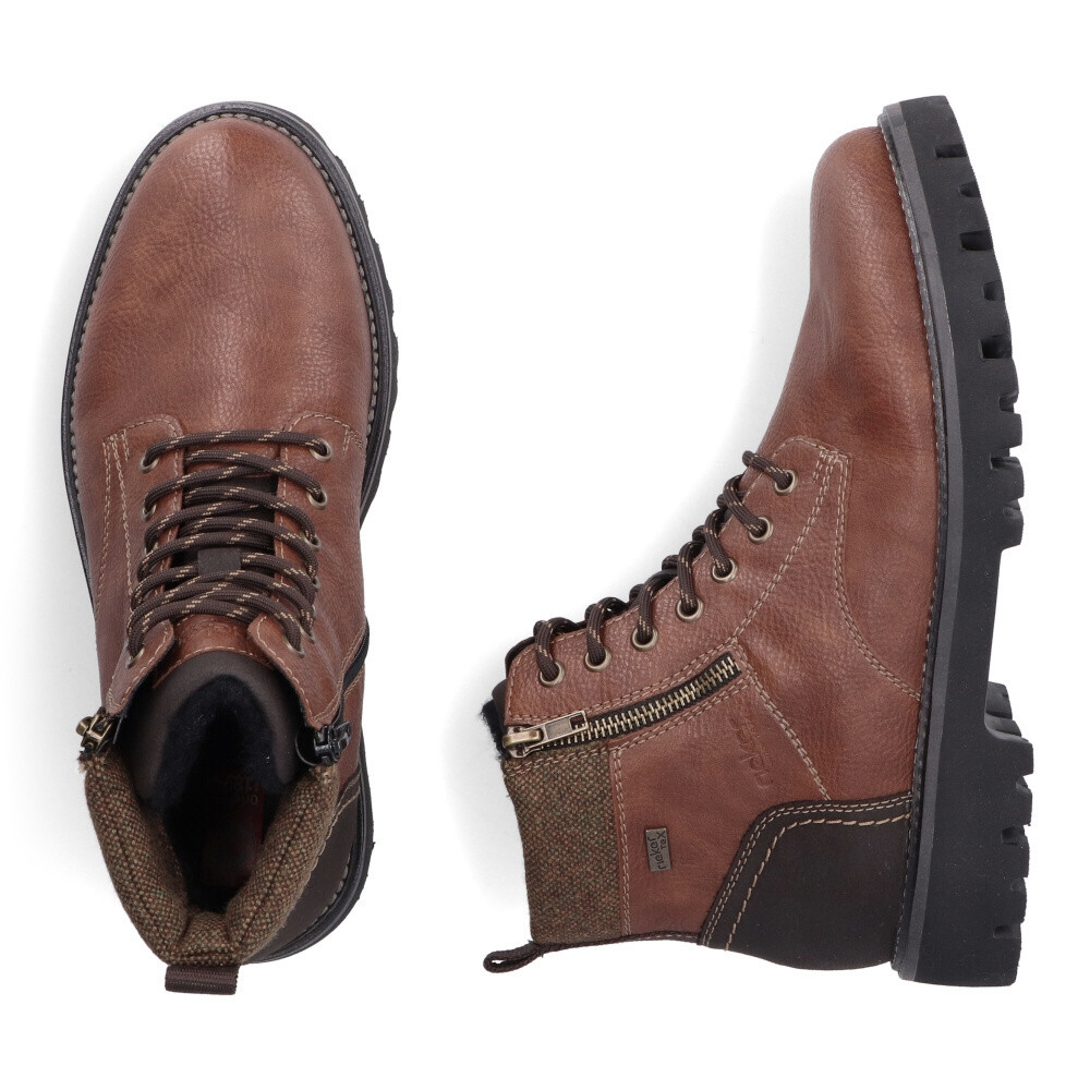 detail Pánská kotníková obuv RIEKER 30410-24 hnědá W4