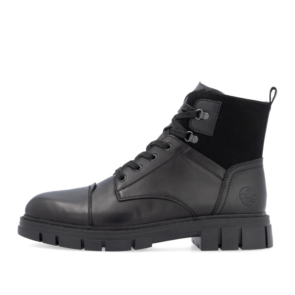 detail Pánská kotníková obuv RIEKER 32219-00 černá W4