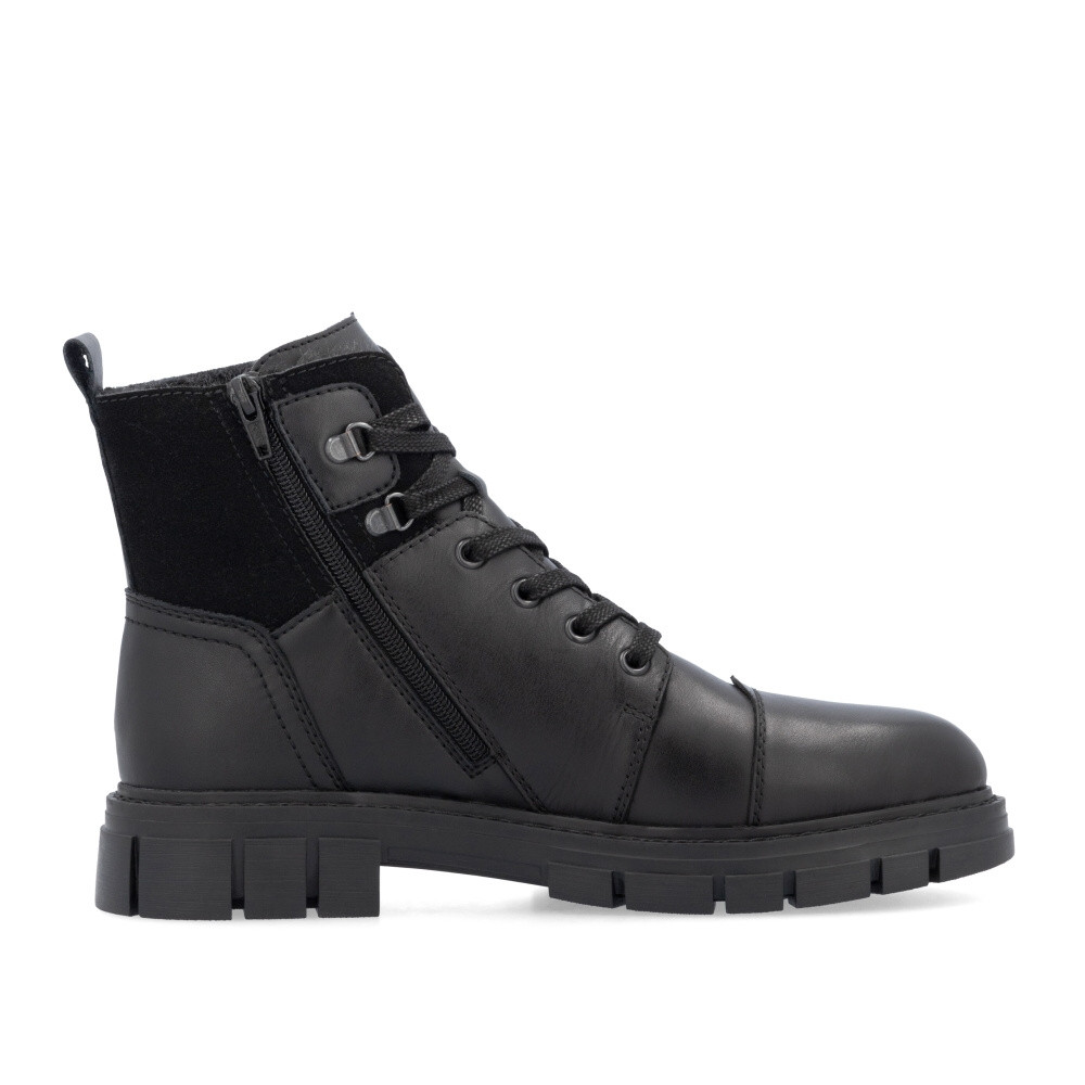 detail Pánská kotníková obuv RIEKER 32219-00 černá W4