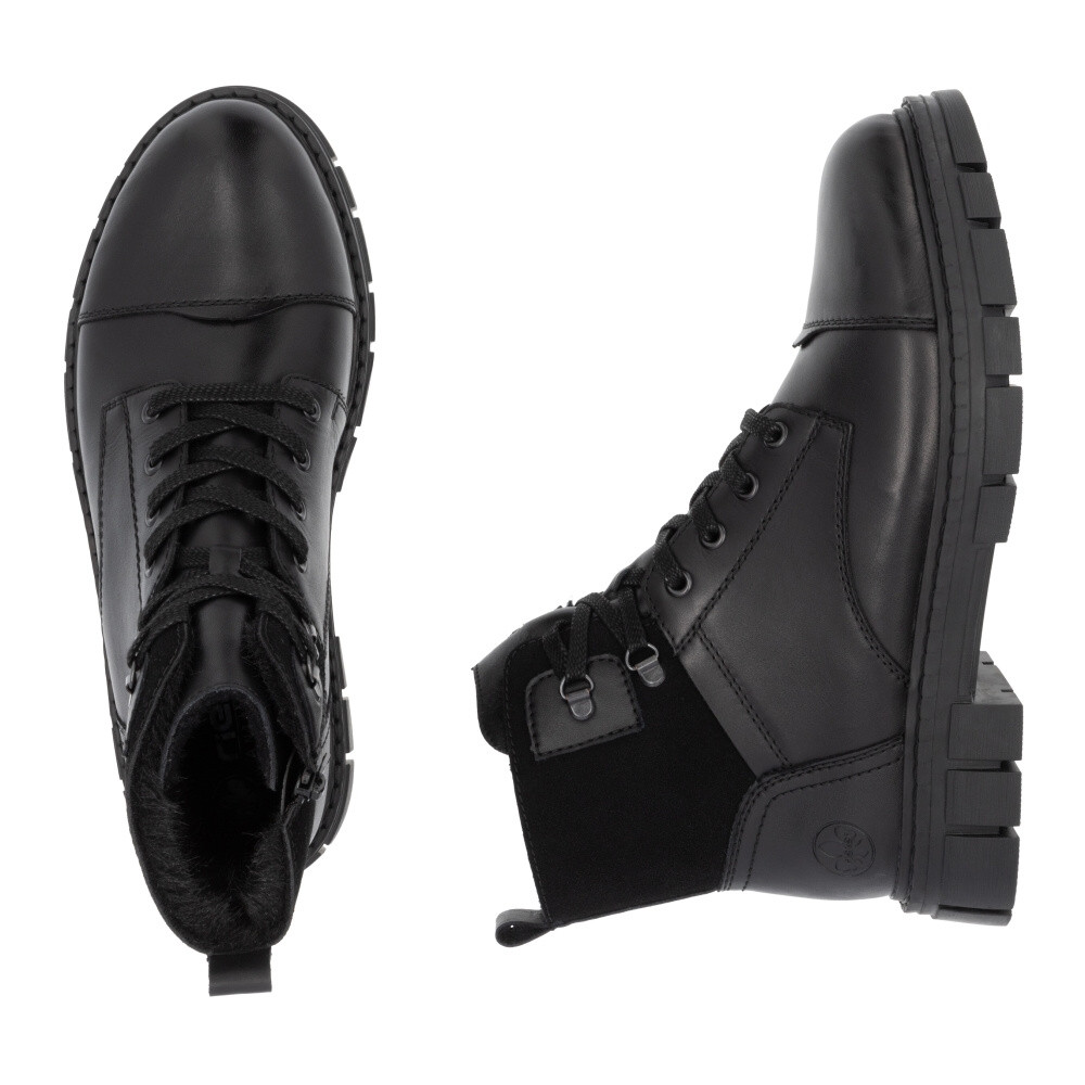 detail Pánská kotníková obuv RIEKER 32219-00 černá W4