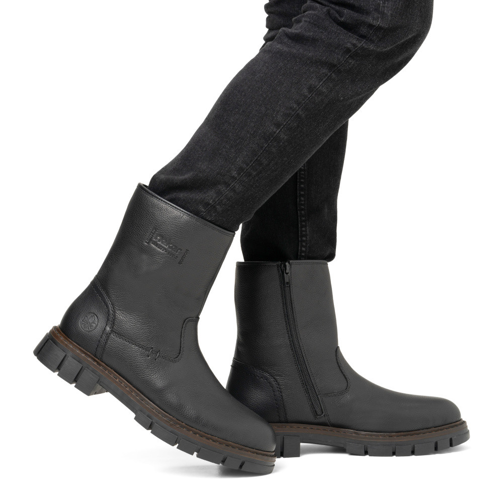 detail Pánská kotníková obuv RIEKER 32251-00 černá W4