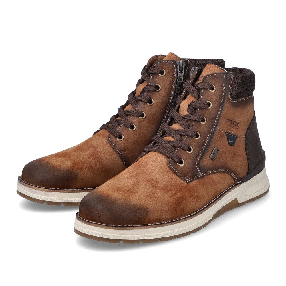 detail Pánská kotníková obuv RIEKER 32332-24 hnědá W4