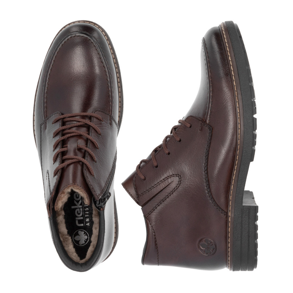 detail Pánská kotníková obuv RIEKER 33105-25 hnědá W4