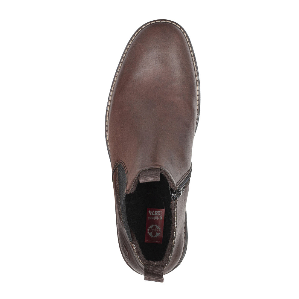 detail Pánská kotníková obuv RIEKER 33180-26 hnědá W5