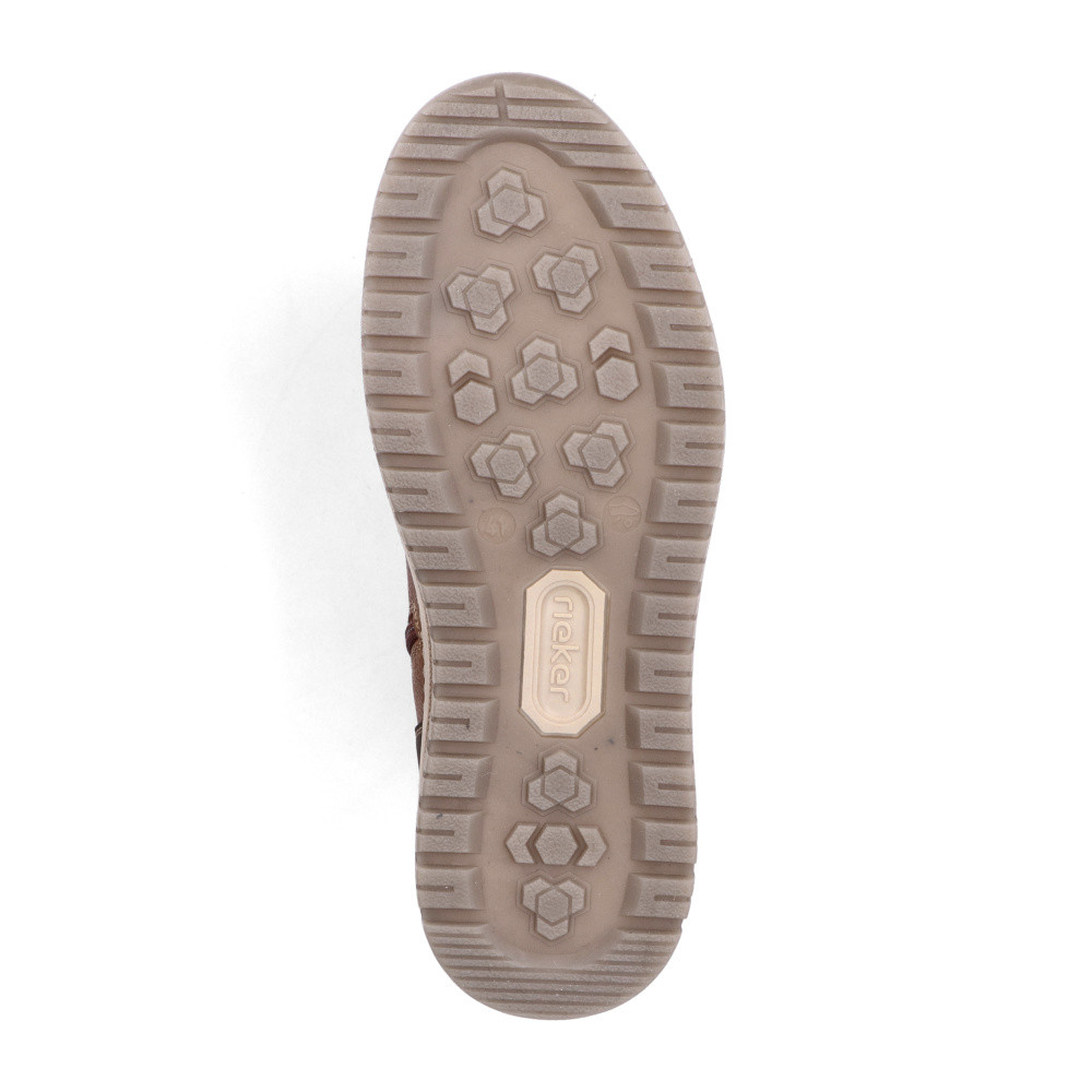 detail Pánska členková obuv RIEKER 38532-25 hnedá W4