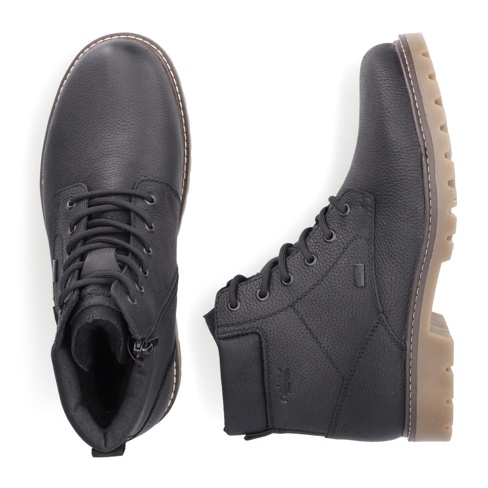 detail Pánská kotníková obuv RIEKER 38842-00 černá W4