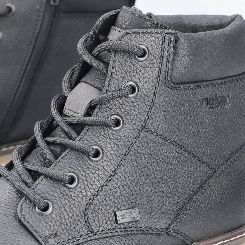 detail Pánská kotníková obuv RIEKER 38842-00 černá W4